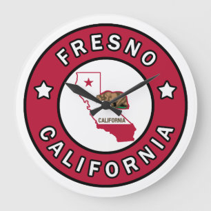 Grande Horloge Ronde Fresno Californie