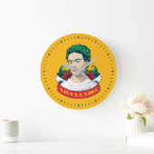 Grande Horloge Ronde Frida Kahlo | Viva la Vida (Maison)