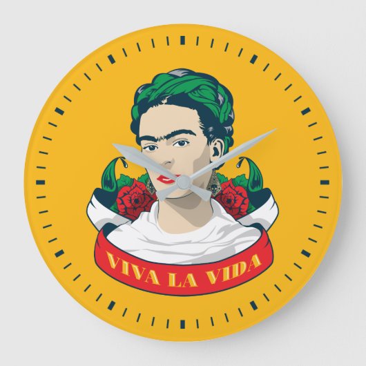 Grande Horloge Ronde Frida Kahlo | Viva la Vida (Recto)