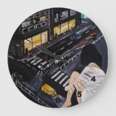 Grande Horloge Ronde Friday Night Painting by Alfred Fox (Recto)