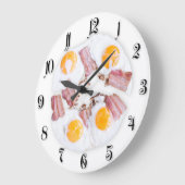 Grande Horloge Ronde Fried eggs with bacon (Angle)