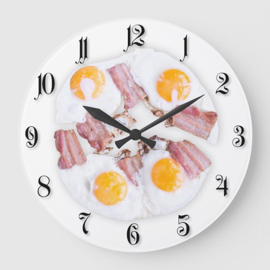 Grande Horloge Ronde Fried eggs with bacon (Recto)