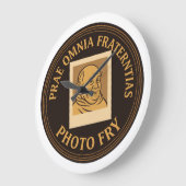 Grande Horloge Ronde Fried Large Wall Clock (Angle)