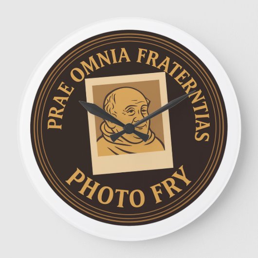 Grande Horloge Ronde Fried Large Wall Clock (Recto)