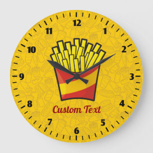 Grande Horloge Ronde Frites