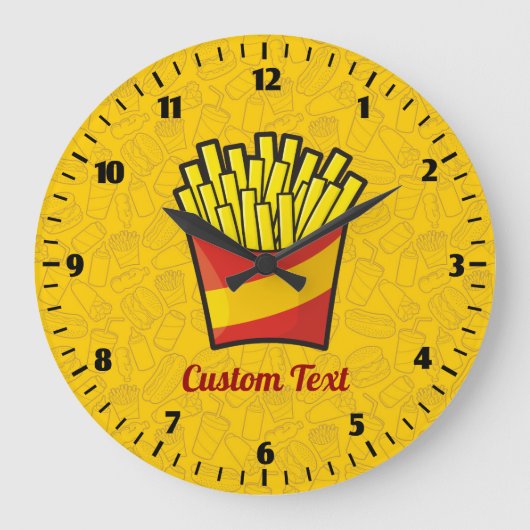 Grande Horloge Ronde Frites (Recto)