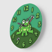 Grande Horloge Ronde Frog Clock (Angle)
