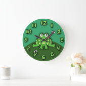 Grande Horloge Ronde Frog Clock (Maison)
