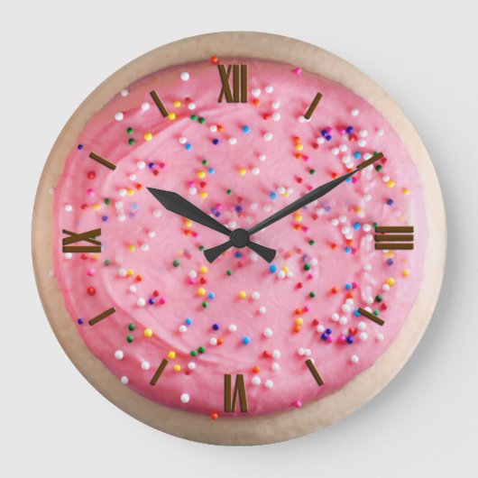 Grande Horloge Ronde Frosted Sugar Cookie (Recto)