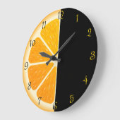 Grande Horloge Ronde Fruit orange, Cuisine (Angle)
