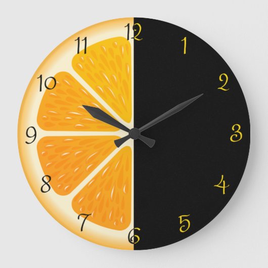 Grande Horloge Ronde Fruit orange, Cuisine (Recto)