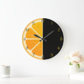 Grande Horloge Ronde Fruit orange, Cuisine (Maison)