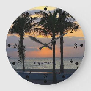 Grande Horloge Ronde Ft Lauderdale