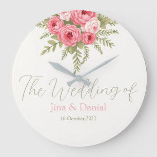 Grande Horloge Ronde Fuchsia Dream