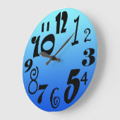 Grande Horloge Ronde Fun funky numbers (Angle)