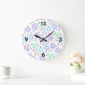 Grande Horloge Ronde Funfetti (Maison)