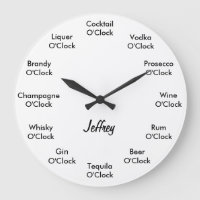 Funny Bar Alcohol Clock