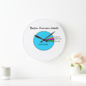 Grande Horloge Ronde Funny Basic Human Needs for computer (Maison)