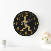 Grande Horloge Ronde Funny Egyptian Mummy Halloween (Maison)
