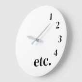 Grande Horloge Ronde Funny etc. (Angle)