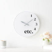 Grande Horloge Ronde Funny etc. (Maison)