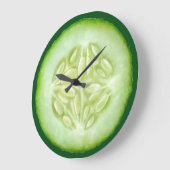 Grande Horloge Ronde Funny Pickle Kitchen Wall Clocks (Angle)