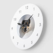 Grande Horloge Ronde Funny smiling (Angle)
