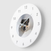 Grande Horloge Ronde Funny smiling (Angle)