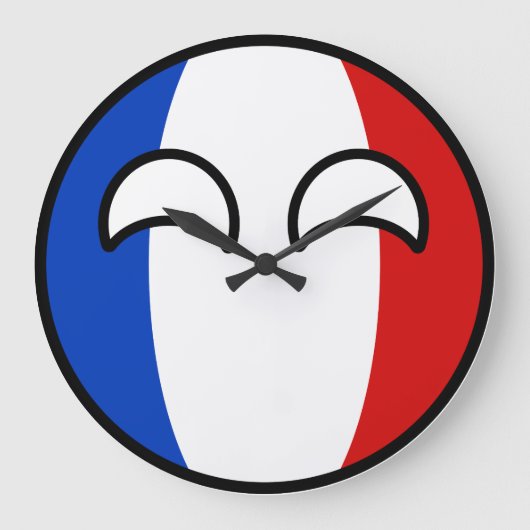 Grande Horloge Ronde Funny Trending Geeky (Recto)