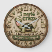 Grande Horloge Ronde Funny Turtle (Recto)