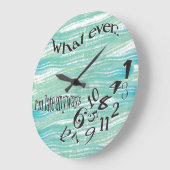 Grande Horloge Ronde Funny Whatever (Angle)
