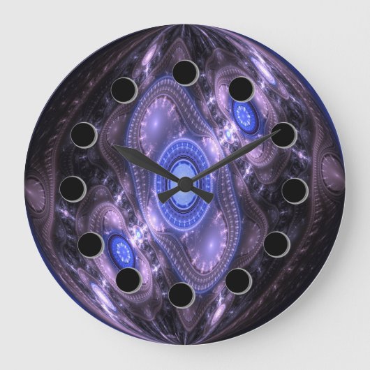 Grande Horloge Ronde Futuristic Abstract (Recto)