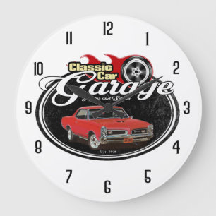 Grande Horloge Ronde Garage classique GTO de voiture