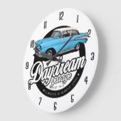 Grande Horloge Ronde Garage Daydream (Angle)