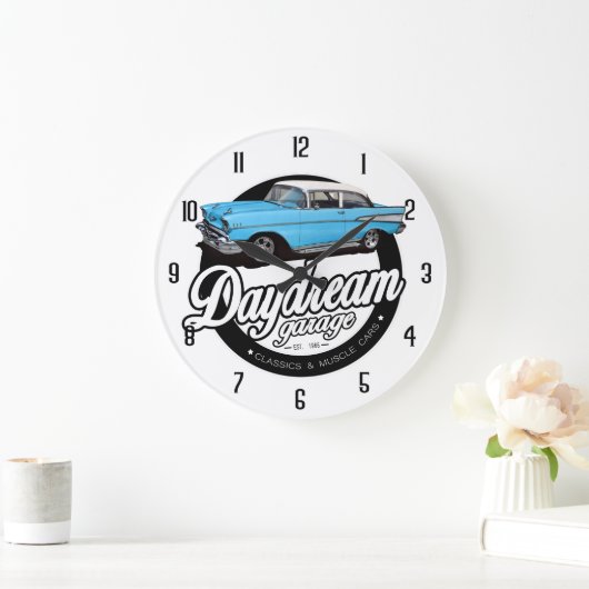 Grande Horloge Ronde Garage Daydream (Maison)