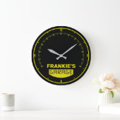 Grande Horloge Ronde Garage de Speedometer (Maison)