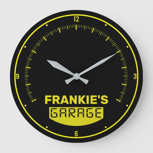 Grande Horloge Ronde Garage de Speedometer (Recto)