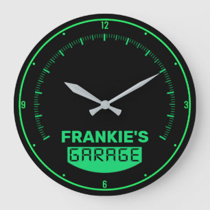 Grande Horloge Ronde Garage de Speedometer