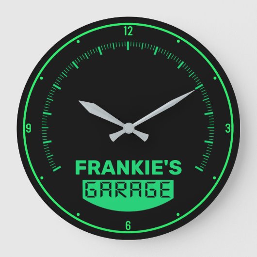 Grande Horloge Ronde Garage de Speedometer (Recto)