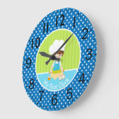 Grande Horloge Ronde Garçon Baker Mon premier (Angle)