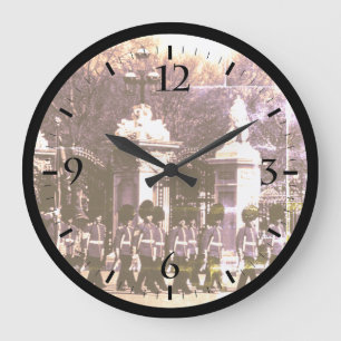 Grande Horloge Ronde Garde montante vintage Londres palais Buckingham L