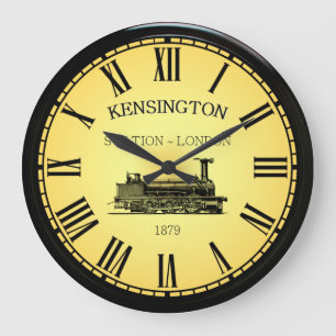 Grande Horloge Ronde Gare de Kensington ~ London England ~ 1879 ~