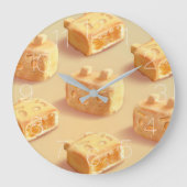 Grande Horloge Ronde Gâteau à l'ananas (Recto)