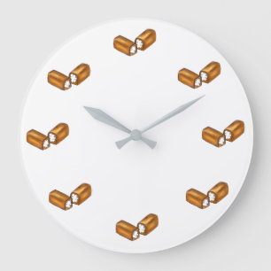 Grande Horloge Ronde Gâteaux à la crème Twinkie Gâteaux de collation Gâ