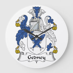 Grande Horloge Ronde Gedney Family Crest