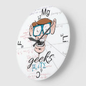 Grande Horloge Ronde Geeks (Angle)