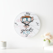 Grande Horloge Ronde Geeks (Maison)