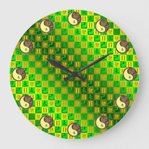Grande Horloge Ronde Gémeaux & Chèvre de Terre