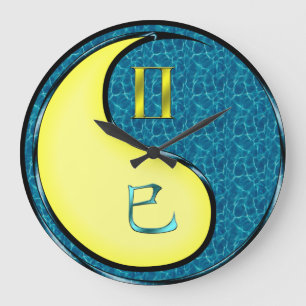 Grande Horloge Ronde Gémeaux & Serpent d'eau