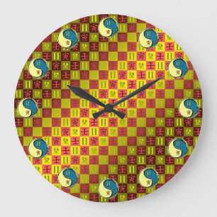Grande Horloge Ronde Gémeaux & Tigre d'eau